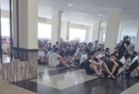 Ratusan WNA yang diamankan Imigrasi di Baloi View. Foto: Istimewa 