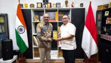 Kunjungan kerja Deputi Bidang Investasi BP Batam, Fary Djemy Francis, kepada Konsul Jenderal India di Medan, Ravi Shankar Goel. Foto: INIKEPRI.COM/BP Batam 
