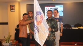 Donal Frans P terpilih menjadi nahkoda baru Akuatik Indonesia Kota Batam. Foto: INIKEPRI.COM