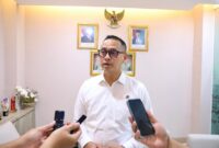 Kepala Biro Hubungan Masyarakat dan Protokol ATR/BPN, Shamy Ardian, mengatakan perubahan status dari HGB menjadi SHM saat ini semakin mudah dilakukan masyarakat. Foto: Humas Kementerian ATR/BPN