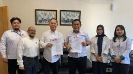 Penandatanganan Perjanjian Kerja Sama (PKS) antara RSBP Batam dan BPJS Ketenagakerjaan Cabang Batam Sekupang. Foto: INIKEPRI.COM/BP Batam 