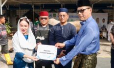 Hewan Kurban Presiden Prabowo Diserahkan di Masjid Agung Raja Hamidah, Li Claudia Ajak Perkuat Kebersamaan