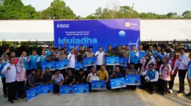 PT PLN Batam menyerahkan hewan kurban pada Idul Adha 1447 Hijriah. Sebanyak 18 ekor sapi dan 50 ekor kambing disalurkan kepada masyarakat di Batam dan wilayah operasional perusahaan.  Foto: INIKEPRI.COM/PLN Batam 