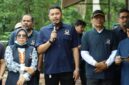 Ketua DPD Partai NasDem Kota Batam Randi Zulmariadi menyampaikan kata sambutan di Kenduri Restorasi. Foto: INIKEPRI.COM