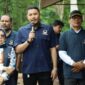 Ketua DPD Partai NasDem Kota Batam Randi Zulmariadi menyampaikan kata sambutan di Kenduri Restorasi. Foto: INIKEPRI.COM