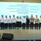 Wakil Ketua I DPRD Kota Batam Aweng Kurniawan (kelima dari kiri) saat menghadiri penandatangan kerja sama antara PLN Batam dan PT Equator Gate System Batam Foto: INIKEPRI.COM/DPRD Batam