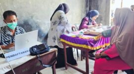 Pemeriksaan kesehatan gratis di Pulau Laut Natuna. Foto:ANTARA