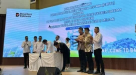 Wakil Kepala BP Batam Li Claudia Chandra menghadiri acara penandatanganan PJBTL antara PLN Batam dan EGSB di Batam, Kepri, Senin (25/5/2026). Foto: INIKEPRI.COM/BP Batam 