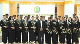 Ketua DPRD Kota Batam Muhammad Kamaluddin menerima audiensi bersama 20 Finalis Duta Wisata Encik dan Puan Kota Batam Tahun 2026. Foto: INIKEPRI.COM