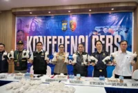 Konferensi pers Polda Kepri. Foto: INIKEPRI.COM