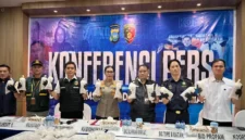 Konferensi pers Polda Kepri. Foto: INIKEPRI.COM