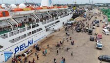 Kapal Kelud saat berlabuh di Pelabuhan Batam. Foto: INIKEPRI.COM