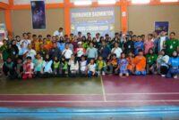 Pembukaan turnamen badminton pelajar Natuna. Foto: INIKEPRI.COM/NatunaKab 