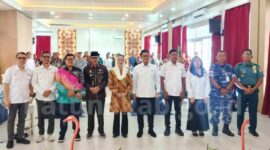 Sosialisasi Geophysical dan Geotechnical Survey Wilayah Kerja Migas Tuna yang berlangsung di Ballroom Adiwana Jelita Sejuba, Desa Sepempang, Kecamatan Bunguran Timur. Foto: INIKEPRI.COM/NatunaKab 