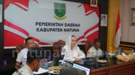 Bupati Natuna Cen Sui Lan memimpin Presentasi Natuna Geopark UGGp Candidate Tahap II menuju Aspiring UNESCO Global Geoparks. Foto: INIKEPRI.COM/NatunaKab 