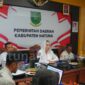 Bupati Natuna Cen Sui Lan memimpin Presentasi Natuna Geopark UGGp Candidate Tahap II menuju Aspiring UNESCO Global Geoparks. Foto: INIKEPRI.COM/NatunaKab 