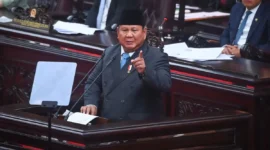 Presiden Prabowo Subianto di Gedung MPR/DPR. Foto: Istimewa 