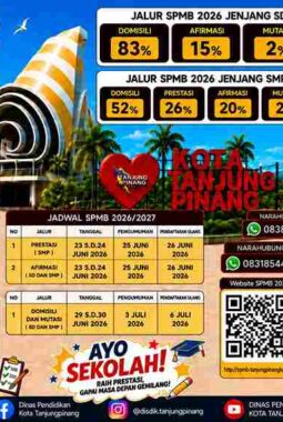 Orang Tua Murid Tak Perlu Khawatir, SPMB 2026 Tanjungpinang Tak Wajibkan KK Ber-Barcode