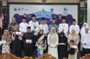 Lebaran Anak Yatim ini berlangsung khidmat di Masjid Besar Nurussalam, Tanjungbatu. Foto: INIKEPRI.COM