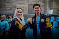 pelepasan Kontingen Kabupaten Natuna yang akan berlaga pada Pekan Olahraga Pelajar Daerah (POPDA) X Tingkat Provinsi Kepulauan Riau Tahun 2026. Bupati Natuna secara resmi melepas para atlet dalam sebuah upacara yang berlangsung di GOR Air Mulung Kabupaten Natuna, (Jumat 26/6/2026). Foto: INIKEPRI.COM
