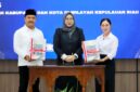 Plh Wali Kota Batam, Li Claudia Chandra, menerima LKPD Tahun Anggaran 2025 di Kantor BPK Perwakilan Provinsi Kepulauan Riau. Foto: INIKEPRI.COM/Media Center Batam 