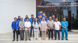 Pengurus PMII beraudiensi dengan BP Batam.  Foto: BP Batam 