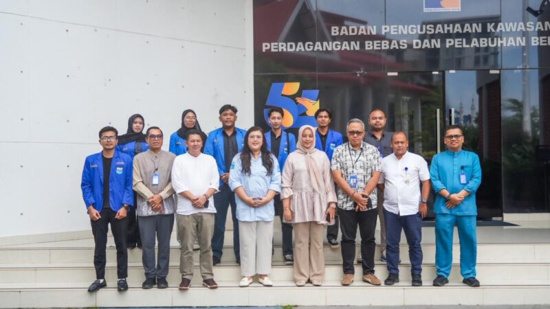 Pengurus PMII beraudiensi dengan BP Batam.  Foto: BP Batam 