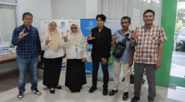 Silaturahmi antara Asosiasi Media Siber Indonesia (AMSI) Wilayah Kepulauan Riau dan Kantor Bahasa Provinsi Kepulauan Riau. Foto: INIKEPRI.COM