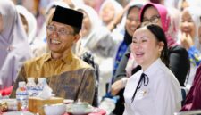 Wali Kota Batam Amsakar Achmad dan Wakil Wali Kota Batam Li Claudia Chandra. Foto: Media Center Batam