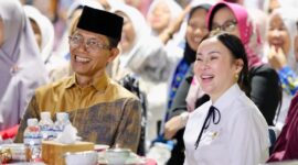 Wali Kota Batam Amsakar Achmad dan Wakil Wali Kota Batam Li Claudia Chandra. Foto: Media Center Batam 