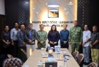 BP Batam melalui Anggota/Deputi Bidang Pelayan Umum, Ariastuty Sirait, menerima kunjungan Kepala Staf Komando Armada (Kaskoarmada) I Tanjungpinang, Laksamana Pertama TNI Dr. Arif Badrudin. Foto: BP Batam 