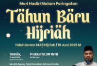e-Flyer Tahun Baru Islam Pemko Batam. Foto: Media Center Batam 