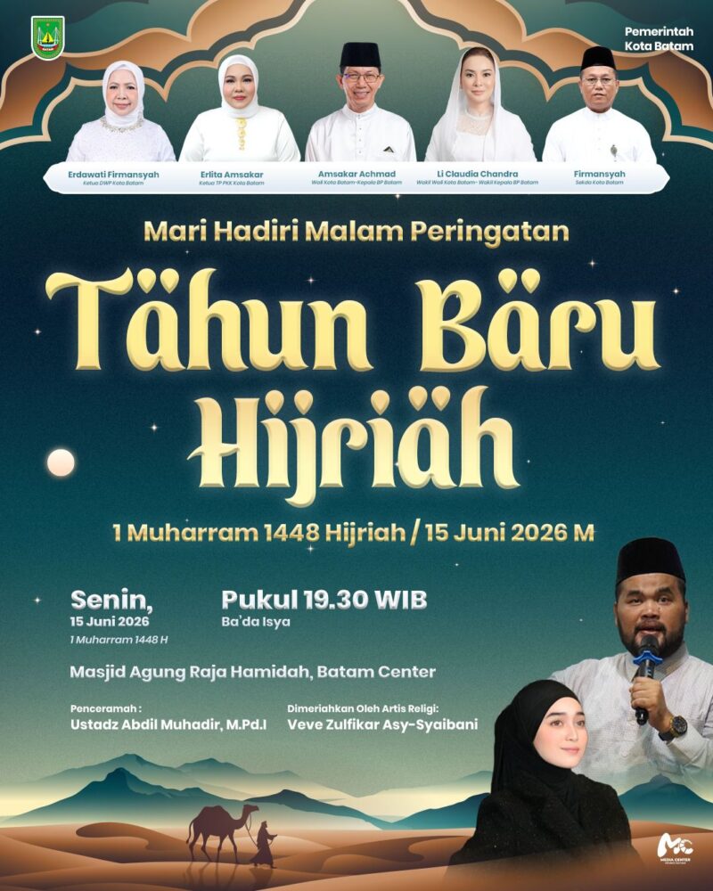 e-Flyer Tahun Baru Islam Pemko Batam. Foto: Media Center Batam