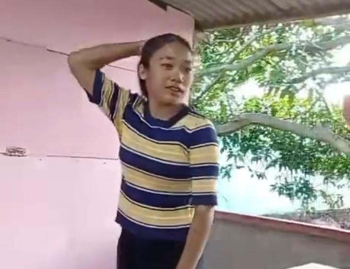 Pelaku yang melakukan kekerasan dalam video tersebut. Foto: Tangkapan Layar