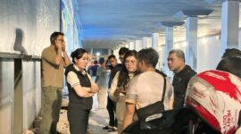 Wakil Wali Kota Batam sekaligus Ex Officio Wakil Kepala BP Batam meninjau terowongan pelita pasca viralnya aksi 