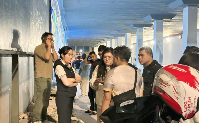 Wakil Wali Kota Batam sekaligus Ex Officio Wakil Kepala BP Batam meninjau terowongan pelita pasca viralnya aksi