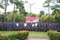 Badan Pengusahaan (BP) Batam menggelar Apel Penyerahan Direktorat Pengamanan (Ditpam) Aset dan Kawasan dari Anggota/Deputi Bidang Infrastruktur kepada Anggota/Deputi Bidang Pelayanan Umum di Mako Ditpam BP Batam. Foto: INIKEPRI.COM