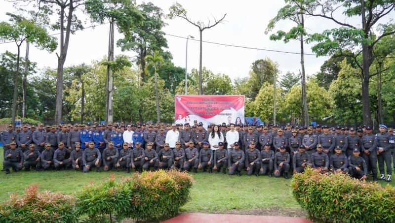 Badan Pengusahaan (BP) Batam menggelar Apel Penyerahan Direktorat Pengamanan (Ditpam) Aset dan Kawasan dari Anggota/Deputi Bidang Infrastruktur kepada Anggota/Deputi Bidang Pelayanan Umum di Mako Ditpam BP Batam. Foto: INIKEPRI.COM