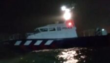 Kapal milik Police Marine Singapura. Foto: Tangkapan Layar akun TikTok @azkaaladric26