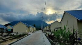 Bantuan program Penanganan dan Pengentasan Permukiman Kumuh Terpadu (PPKT) pada 2025 di Perumahan Puak, Kecamatan Bunguran Timur, Natuna. Foto: ANTARA/M. Nurman