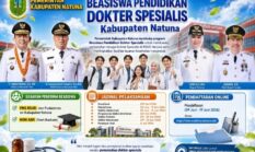 Pemkab Natuna Buka 7 Kuota Beasiswa Dokter Spesialis, Penerima Terikat Pengabdian 20 Tahun