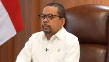 Kepala Badan Komunikasi Pemerintah (Bakom) Muhammad Qodari memberikan keterangan media di Jakarta. Foto: Bakom RI yang 
