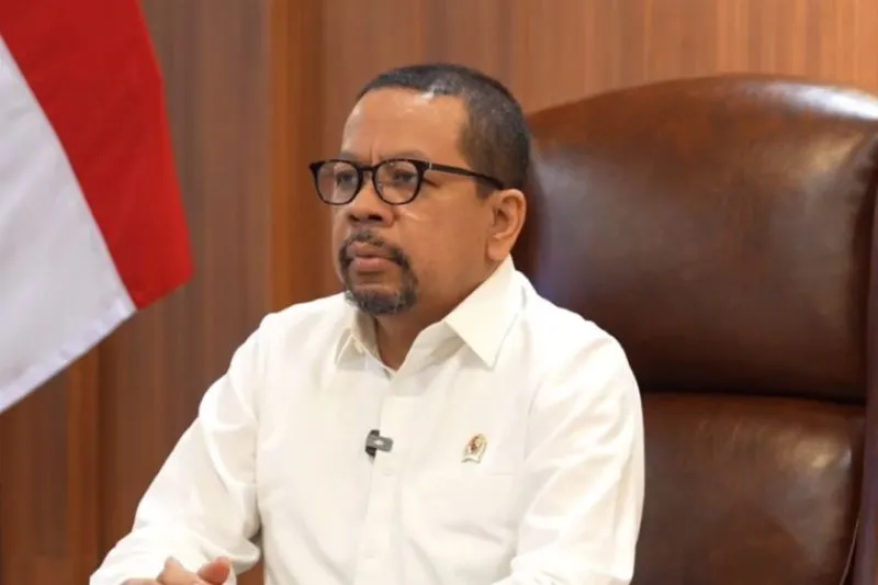 Kepala Badan Komunikasi Pemerintah (Bakom) Muhammad Qodari memberikan keterangan media di Jakarta. Foto: Bakom RI yang 