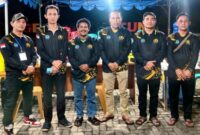 Para jawara di turnamen domino dalam rangka HUT Bhayangkara ke-80. Foto: Istimewa 