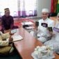 pasangan pengantin Hermanto bin Gek Hiok dan Putri Ranik Jintan binti Sucipto yang melangsungkan akad nikah di Balai Nikah KUA Bintan Timur. Foto: INIKEPRI.COM