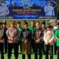 H Raja Mustakim Ketua Dewan Pengarah KPDN bersama Kapolres Natuna, tokoh agama dan tokoh masyarakat pada Apel Sabuk Kamtibmas di Polres Natuna. Foto: Istimewa 