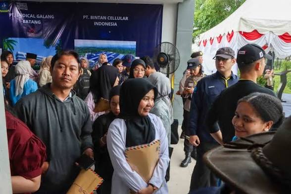 Antusiasme pencaker di Job Fair Bintan. Foto: ANTARA 