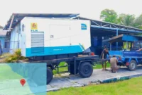 PLN Natuna mendatangkan dua unit Mobile power plant (mobiler) guna mengatasi gangguan listrik. Foto: INIKEPRI.COM/PLN Natuna