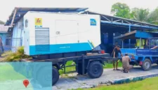 PLN Natuna mendatangkan dua unit Mobile power plant (mobiler) guna mengatasi gangguan listrik. Foto: INIKEPRI.COM/PLN Natuna