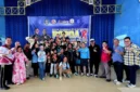 Kontingen Natuna usai mendapat mendali pada Popda Kepri di Karimun. Foto: Istimewa